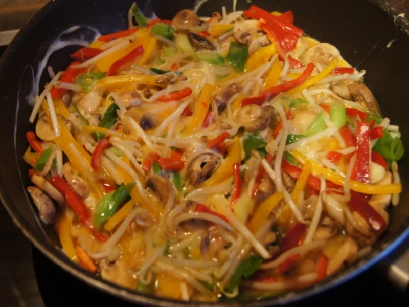 Rezept: Buntes Gemüse Omelett Bild Nr. 2178 Buntes Gemüse Omelett - Rezept - Bild Nr. 2178