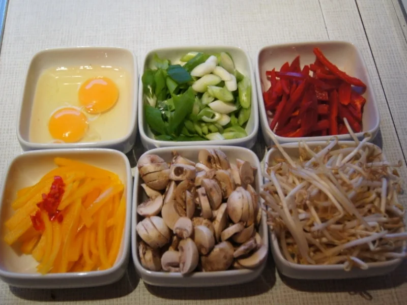 Rezept: Buntes Gemüse Omelett Bild Nr. 2180 Buntes Gemüse Omelett - Rezept - Bild Nr. 2180