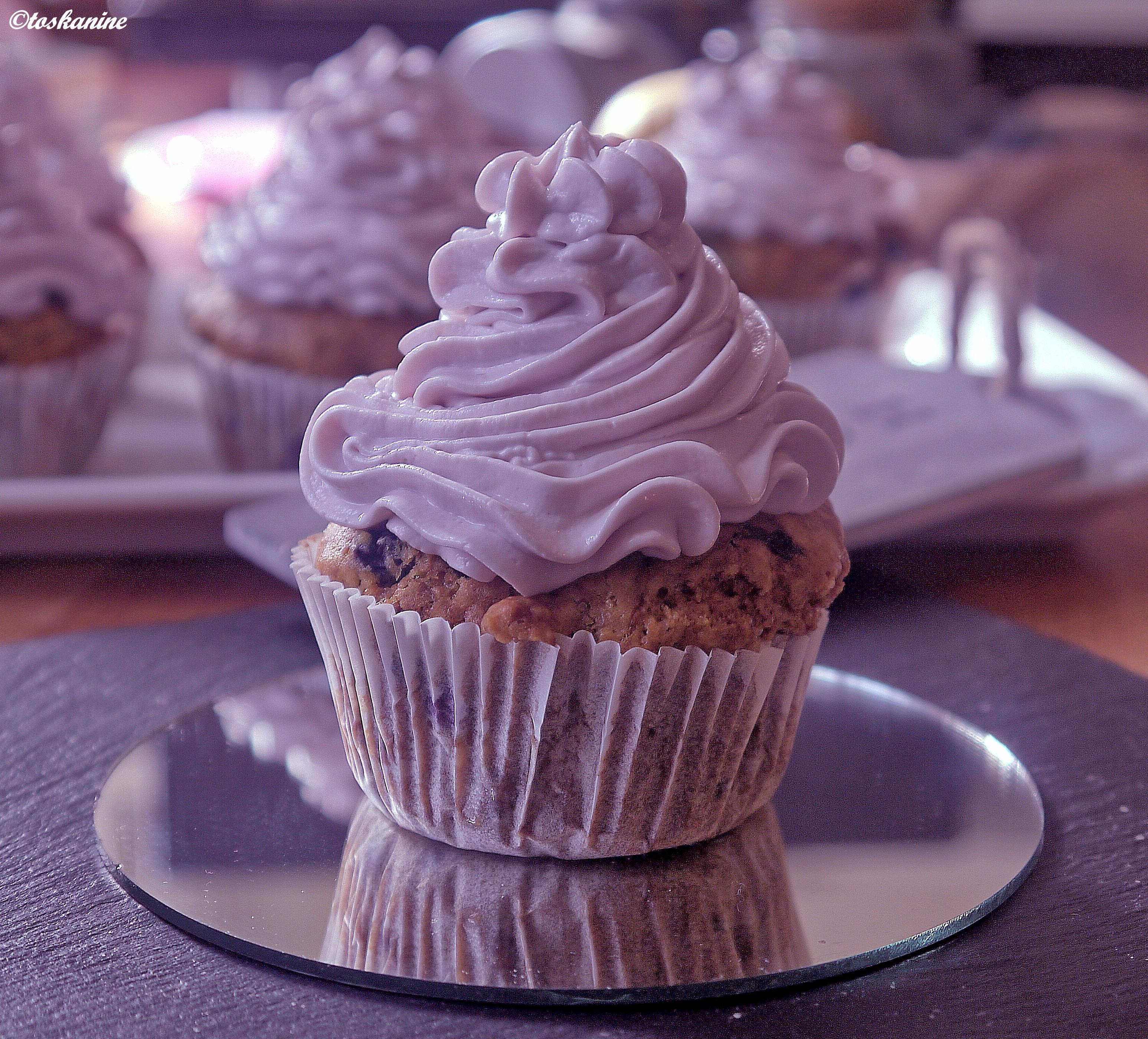 Bilder für Heidelbeer-Cupcakes - Rezept