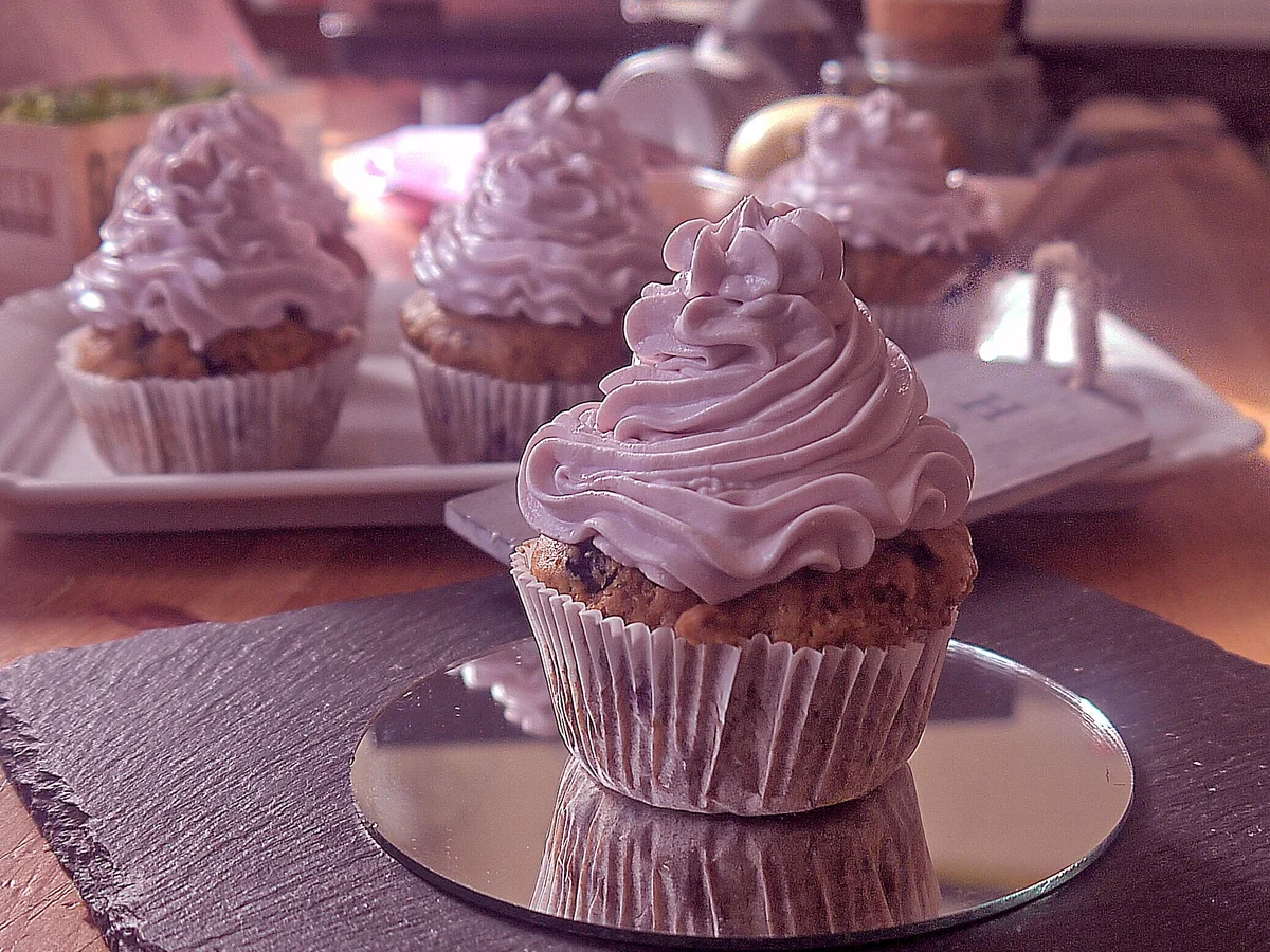 Rezept: Heidelbeer-Cupcakes Bild Nr. 2168 Heidelbeer-Cupcakes - Rezept - Bild Nr. 2168