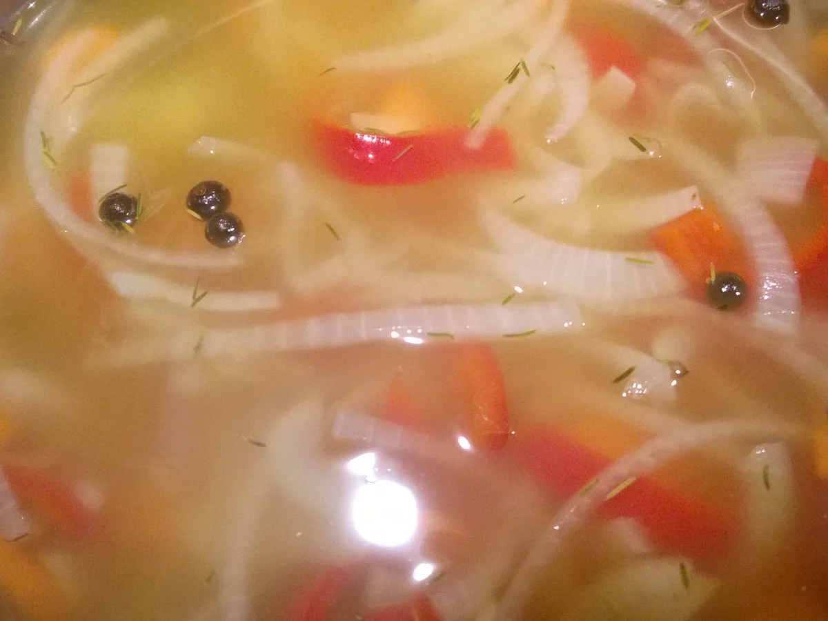 Frischer grüner Hering, Heringfilets (unbehandelt) - süß sauer eingelegt - Rezept - Bild Nr. 2168