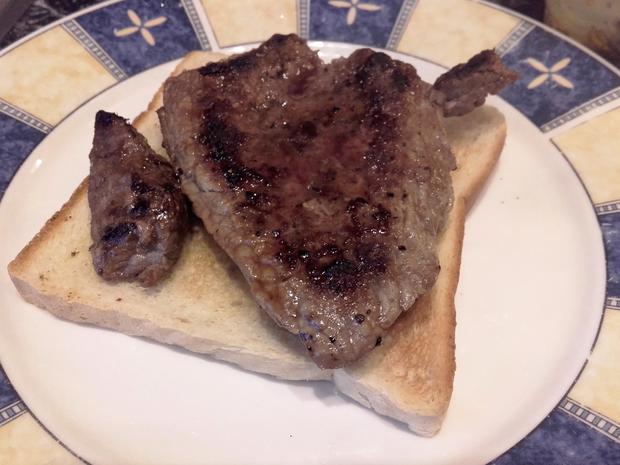 Herrentoast Rindersteak mal anders