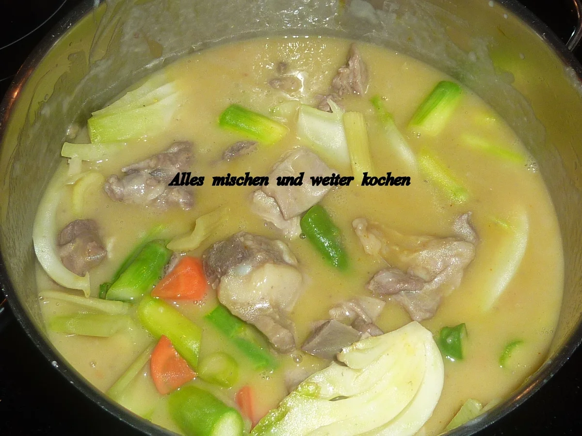 Weisses Lammvoressen mit Gemüse - Rezept - Bild Nr. 2175