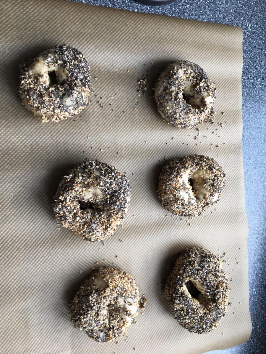 Bagel mit Quinoa Topping - Rezept - Bild Nr. 2186