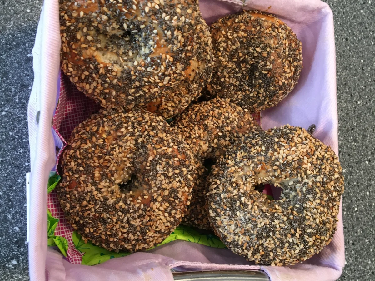 Bagel mit Quinoa Topping - Rezept - Bild Nr. 2187