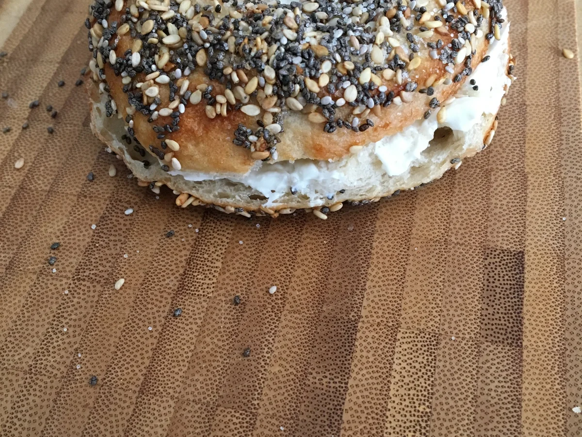 Bagel mit Quinoa Topping - Rezept - Bild Nr. 2189