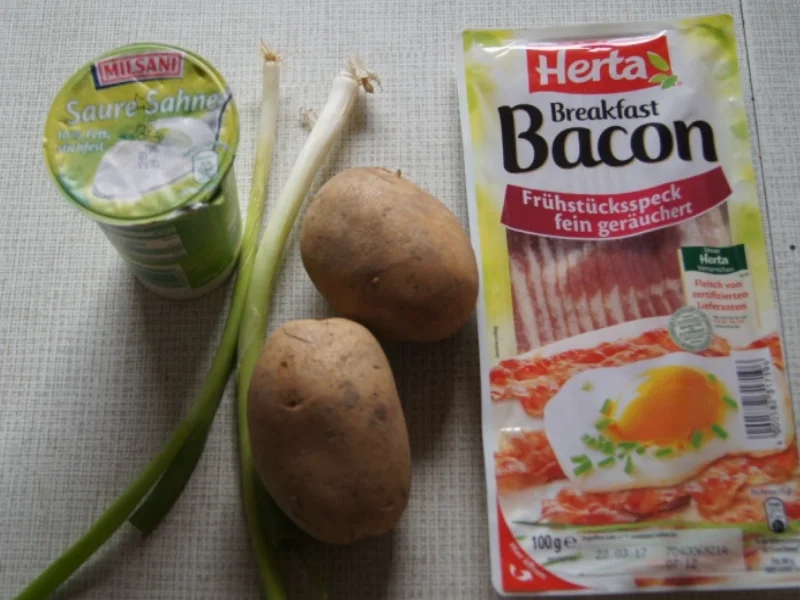 Backofenkartoffeln mit Frühstücksspeck - Rezept - Bild Nr. 2195