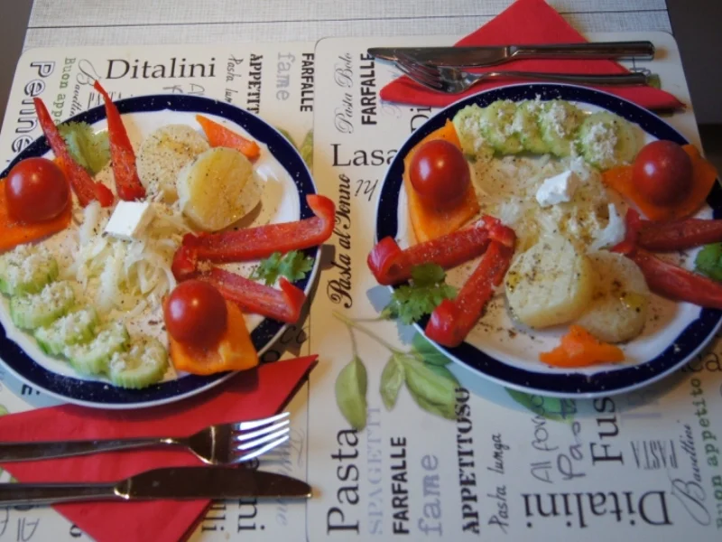 Rezept: Bunt angemachter Harzer Käse Bild Nr. 2186 Bunt angemachter Harzer Käse - Rezept - Bild Nr. 2186