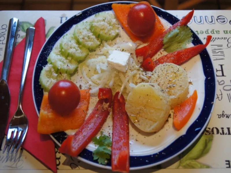 Rezept: Bunt angemachter Harzer Käse Bild Nr. 2187 Bunt angemachter Harzer Käse - Rezept - Bild Nr. 2187