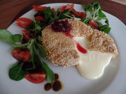 Knusper-Camembert mit Tomaten-Feldsalat - Rezept - Bild Nr. 2184