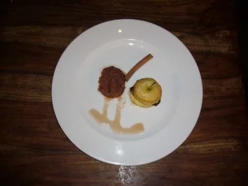 Rezept: Entenburger an rotem Apfelmus Entenburger an rotem Apfelmus - Rezept