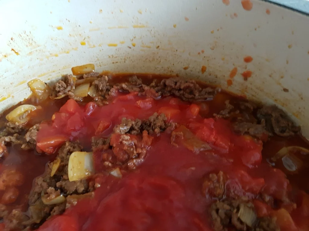 Fruchtige Bolognese mit Ananas in der Sosse - Rezept - Bild Nr. 2198