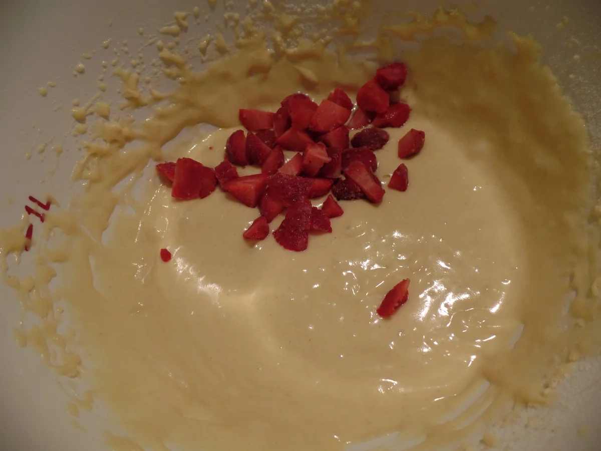 Rezept: Erdbeermuffins mit Müslistreuseln Bild Nr. 2194 Erdbeermuffins mit Müslistreuseln - Rezept - Bild Nr. 2194