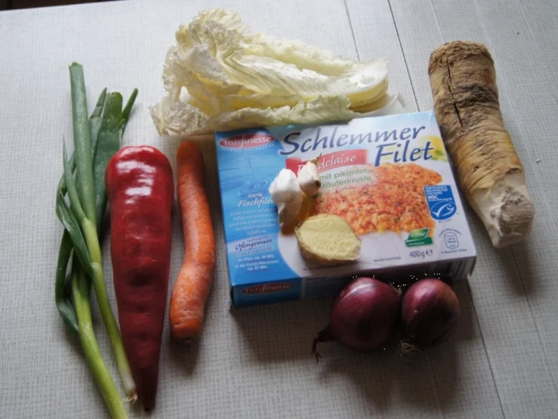 Schlemmer-Filet auf Wokgemüse - Rezept - Bild Nr. 2202