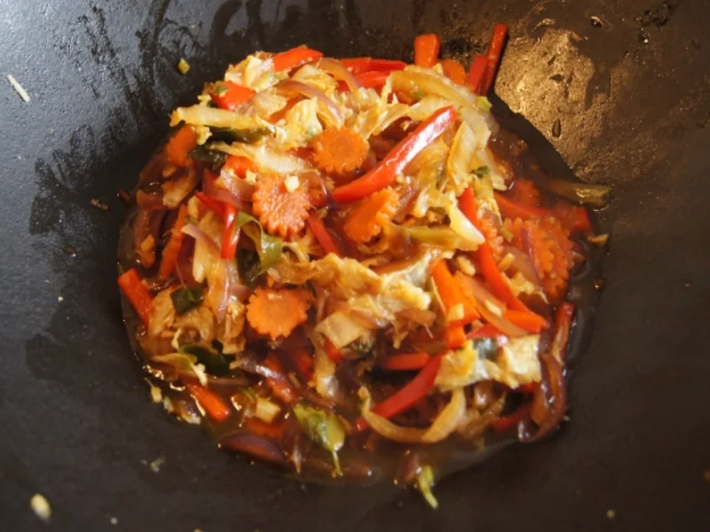 Schlemmer-Filet auf Wokgemüse - Rezept - Bild Nr. 2212