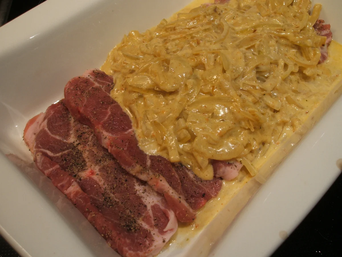 Fleisch: Zwiebelfleisch aus dem Rohr - Rezept - Bild Nr. 2205