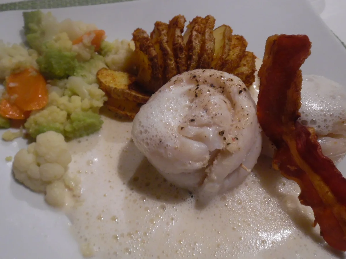 Zanderfilet-Röllchen in Specksoße - Rezept - Bild Nr. 2201