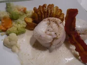 Zanderfilet-Röllchen in Specksoße - Rezept - Bild Nr. 2201