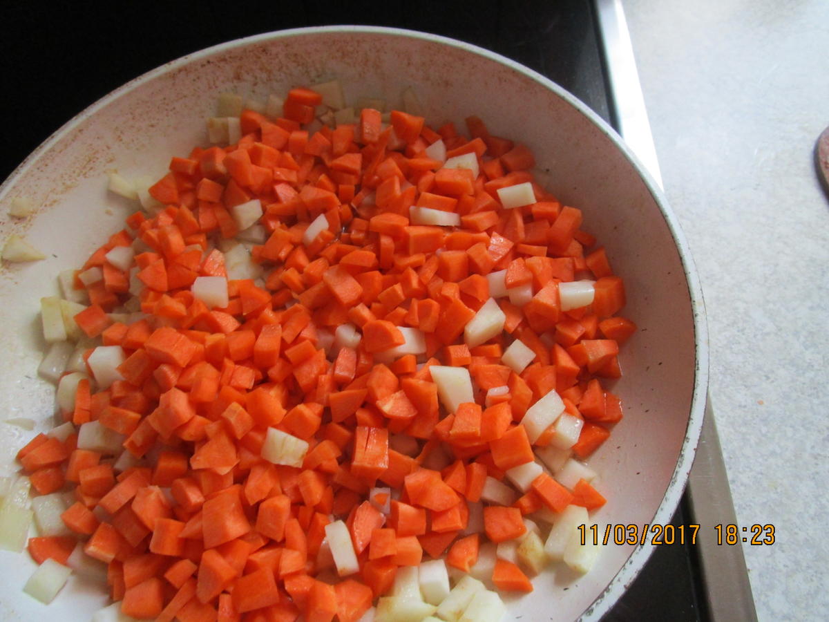 Zanderfilet auf Gemüsebett mit Kartoffel-Käse-Kruste - Rezept - Bild Nr. 2208