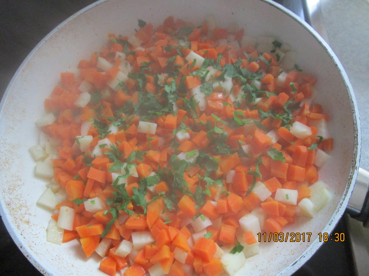 Zanderfilet auf Gemüsebett mit Kartoffel-Käse-Kruste - Rezept - Bild Nr. 2209