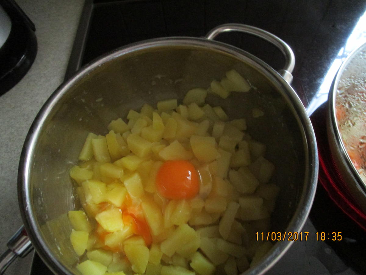 Zanderfilet auf Gemüsebett mit Kartoffel-Käse-Kruste - Rezept - Bild Nr. 2210