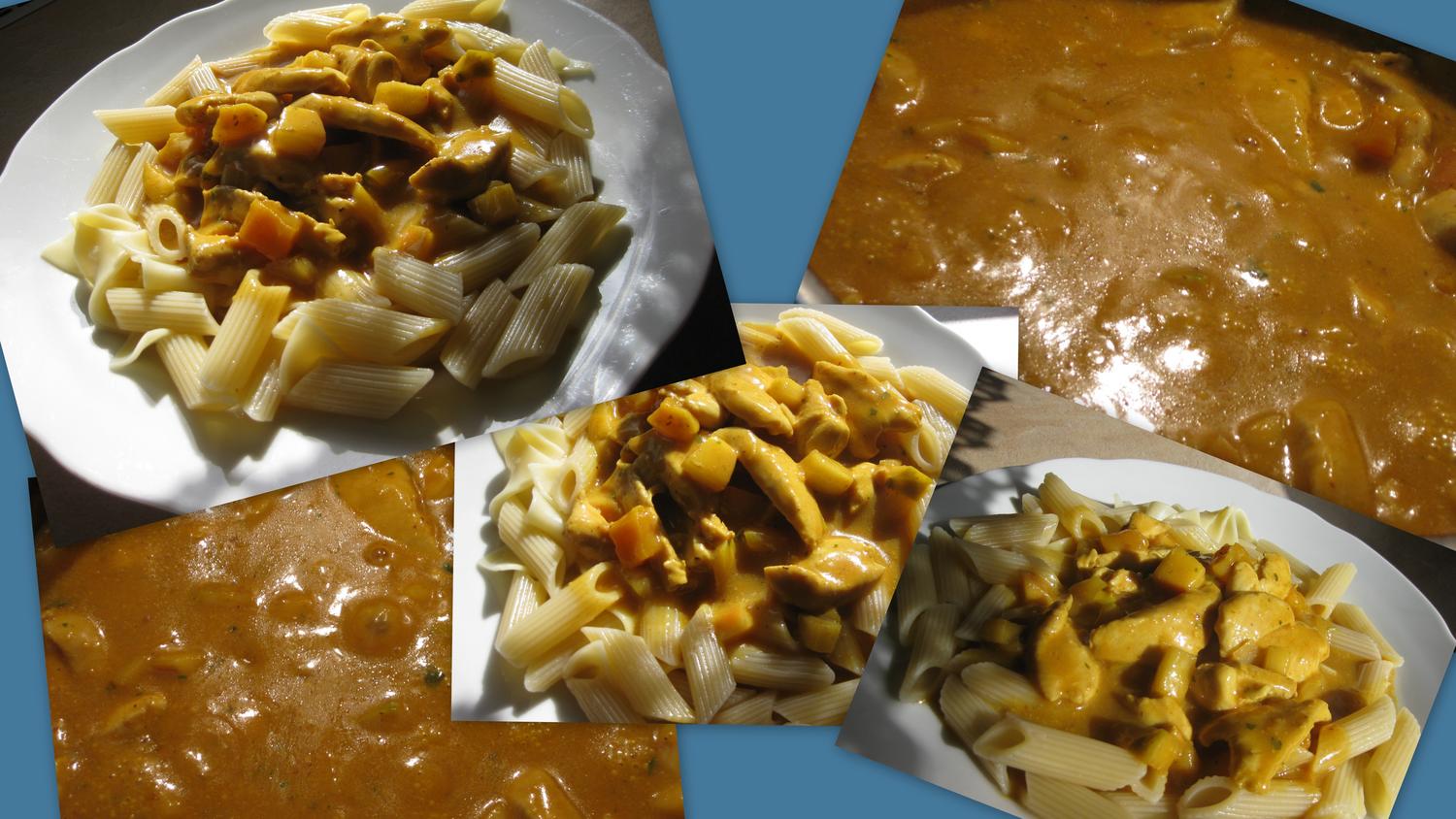 Hähnchenbrustfilet-Geschnetzeltes mit Früchten oder Gemüse - Rezept ...