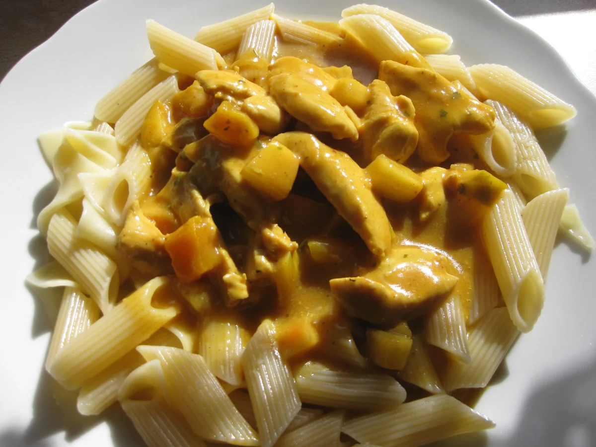 Hähnchenbrustfilet-Geschnetzeltes mit Früchten oder Gemüse - Rezept - Bild Nr. 2203