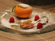 Rezept: Schokokuchen in Orangenschale mit Amarettini-Frischkรคsecreme und Orangensauce Bild Nr. 2 Schokokuchen in Orangenschale mit Amarettini-Frischkรคsecreme und Orangensauce - Rezept - Bild Nr. 2