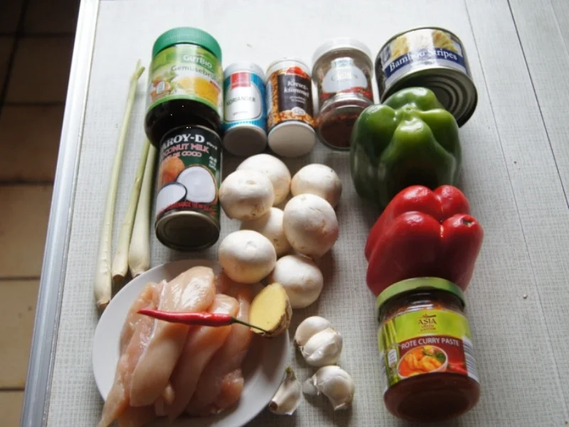 Kokossuppe Tom Kha Gai - Rezept - Bild Nr. 2227
