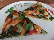 Hähnchen-Spinat -Pizza - Rezept - Bild Nr. 2202