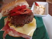 Sesam-Schinken-Burger - Rezept - Bild Nr. 2219