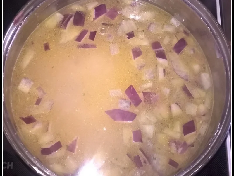 Bärlauch Suppe mit Garnelen und Parmesan - Rezept - Bild Nr. 2224