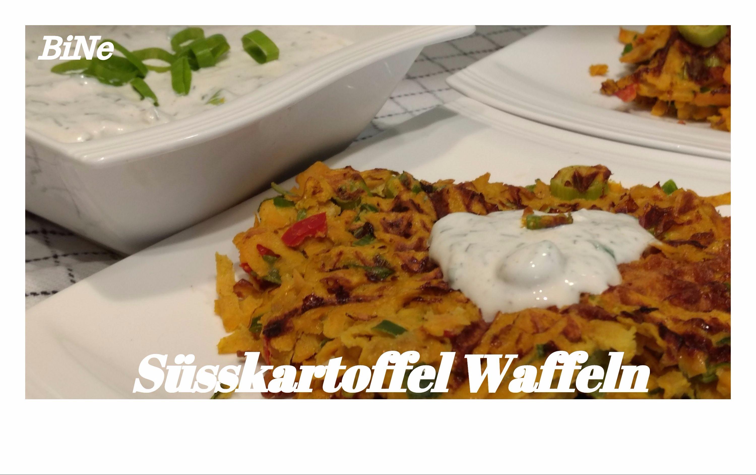 Bilder für BiNe` S SÜSSKARTOFFEL WAFFELN - Rezept