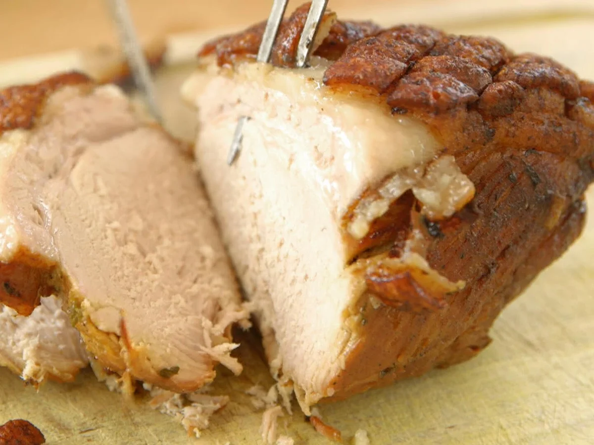 Sonntagsbraten mit Salzkartoffeln und Wirsing - Rezept - Bild Nr. 2238