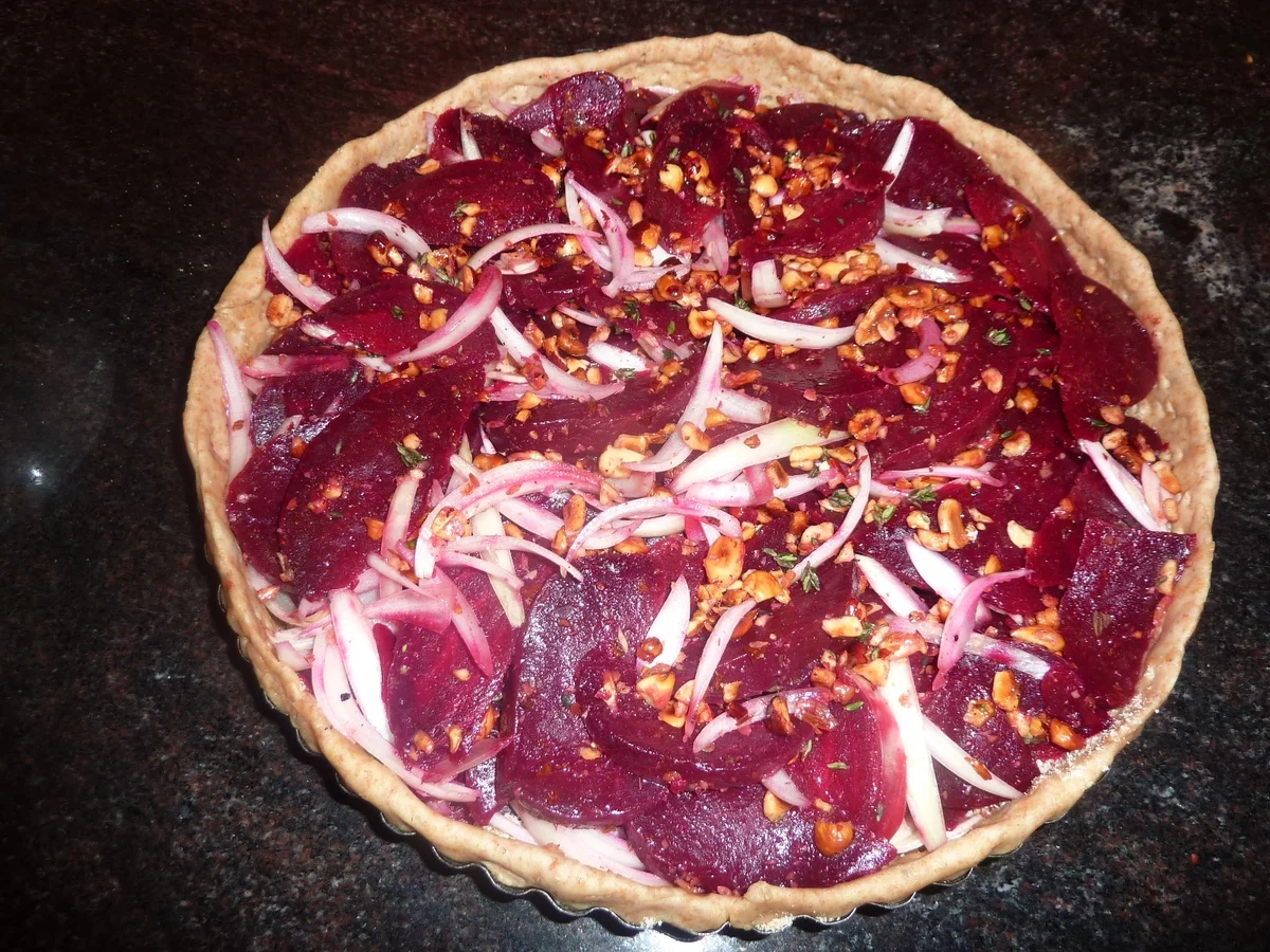 Rezept: Rote Bete Kuchen mit Speck Bild Nr. 2246 Rote Bete Kuchen mit Speck - Rezept - Bild Nr. 2246