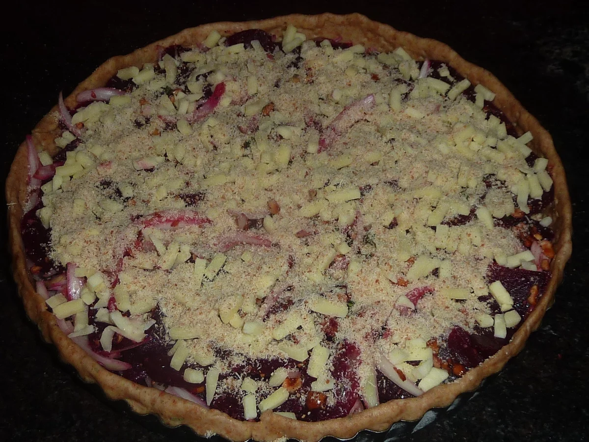 Rezept: Rote Bete Kuchen mit Speck Bild Nr. 2247 Rote Bete Kuchen mit Speck - Rezept - Bild Nr. 2247