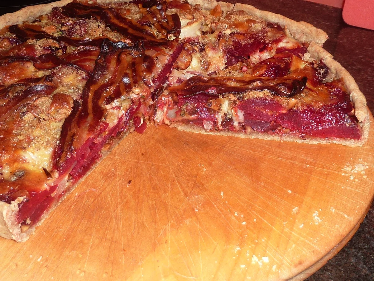 Rezept: Rote Bete Kuchen mit Speck Bild Nr. 2250 Rote Bete Kuchen mit Speck - Rezept - Bild Nr. 2250