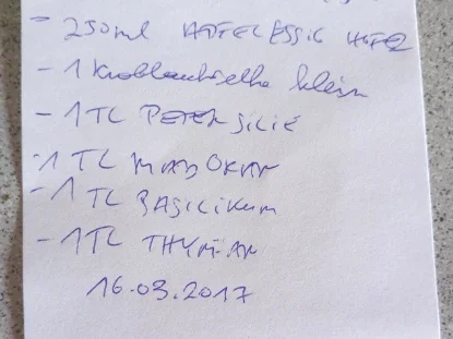 4 Kräuter - 1 Knoblauch - Apfelessiggemisch - Rezept - Bild Nr. 2260