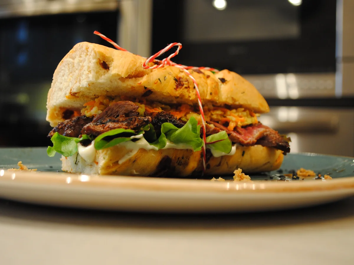 Rezept: Flap Meat Hoagie Bild Nr. 2269 Flap Meat Hoagie - Rezept - Bild Nr. 2269