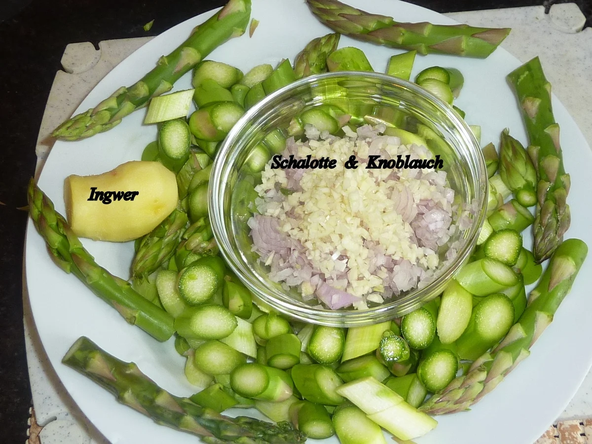 Rezept: Chifferotti Nudel mit Spargel Bild Nr. 2304 Chifferotti Nudel mit Spargel - Rezept - Bild Nr. 2304