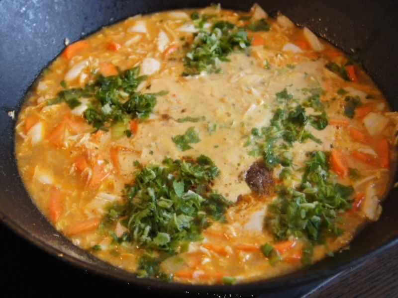 Curry-Möhren-Chinakohl-Suppe im Wok - Rezept - Bild Nr. 2302