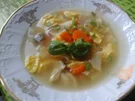 Gemüsesuppe mit Hähnchenbrustfilet und Eierstich - Rezept - Bild Nr. 2301