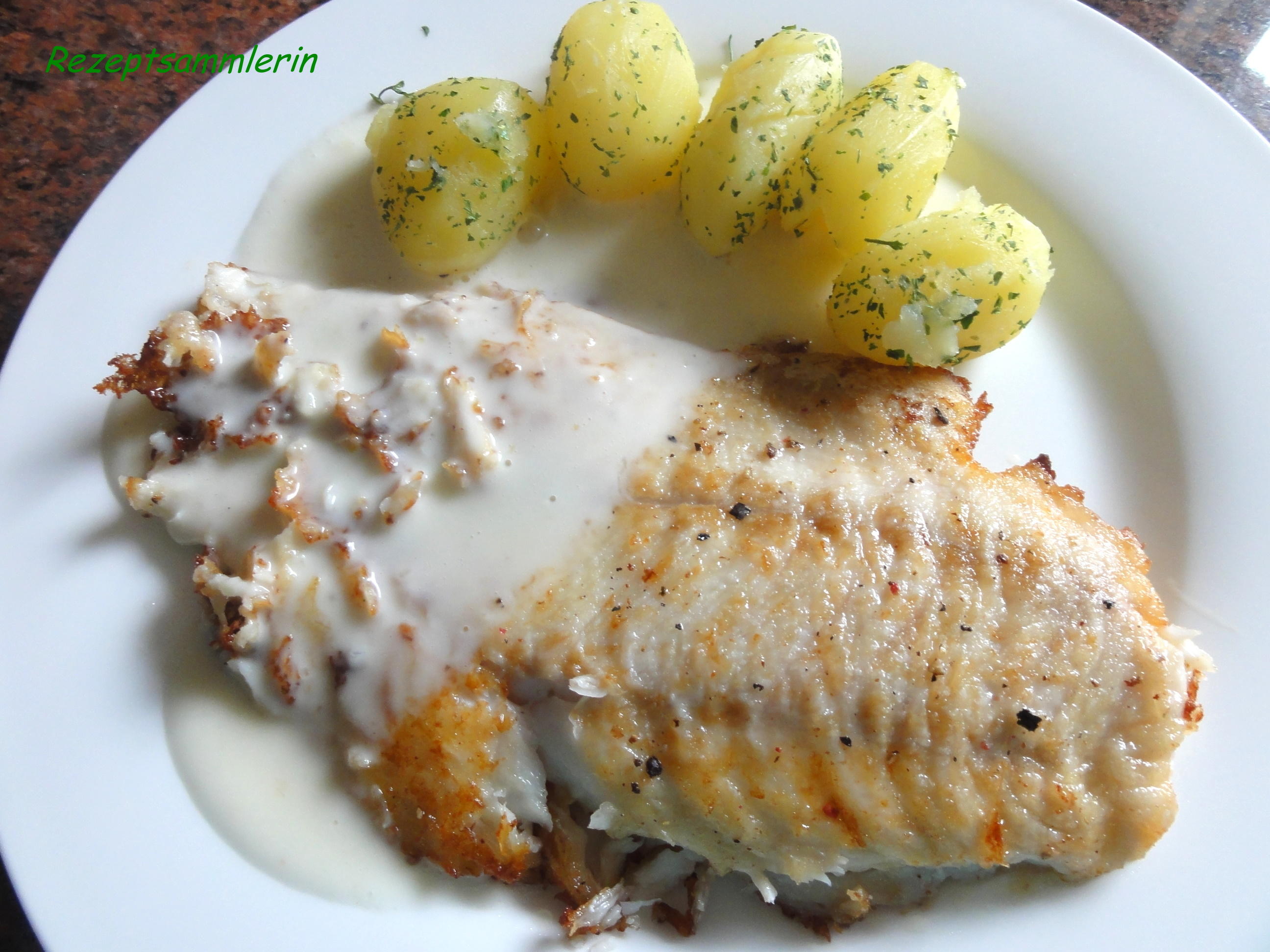 Bilder für Fisch: VIKTORIA - BARSCH an Feigensenf-Sauce - Rezept