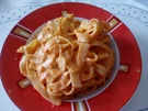 Rezept: Bandnudeln mit Tomatensoße (vegetarisch) Bild Nr. 2 Bandnudeln mit Tomatensoße (vegetarisch) - Rezept - Bild Nr. 2
