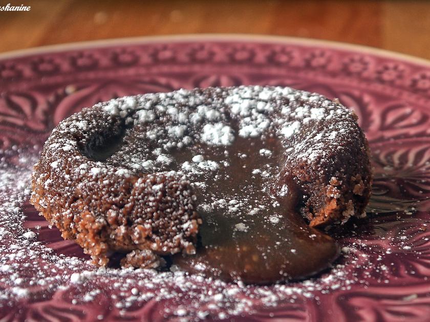 Schokoküchlein mit flüssigem Kern - einfach - 396 kcal/100g