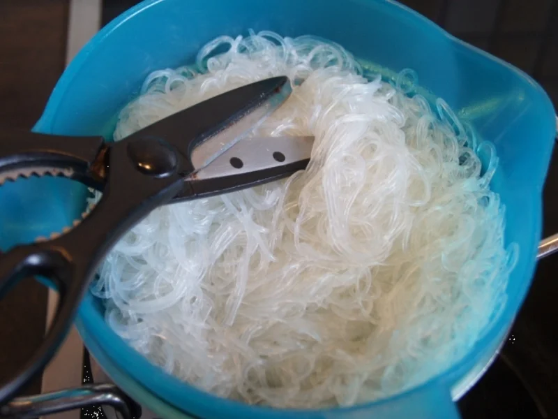 Rezept: Glasnudelsuppe mit Garnelen und Gemüse Bild Nr. 2334 Glasnudelsuppe mit Garnelen und Gemüse - Rezept - Bild Nr. 2334