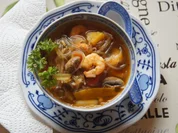 Glasnudelsuppe mit Garnelen und Gemüse - Rezept - Bild Nr. 2346