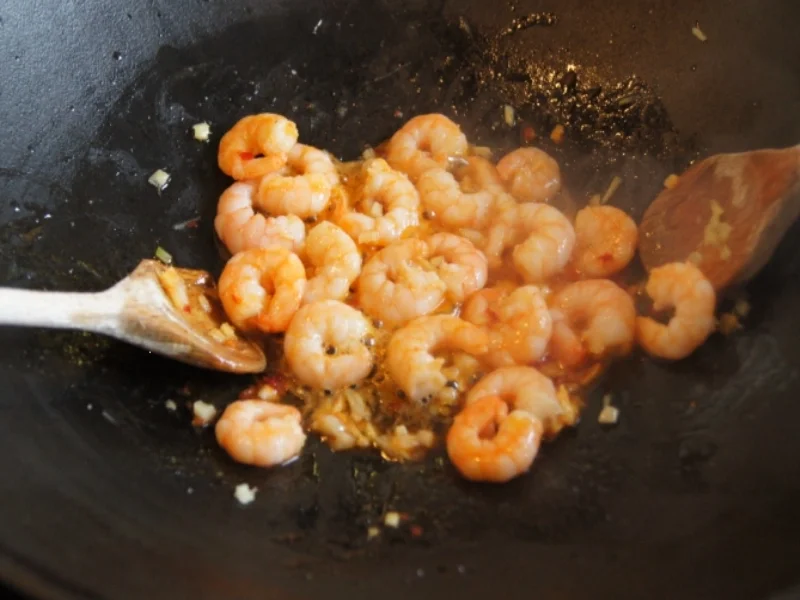 Rezept: Glasnudelsuppe mit Garnelen und Gemüse Bild Nr. 2348 Glasnudelsuppe mit Garnelen und Gemüse - Rezept - Bild Nr. 2348