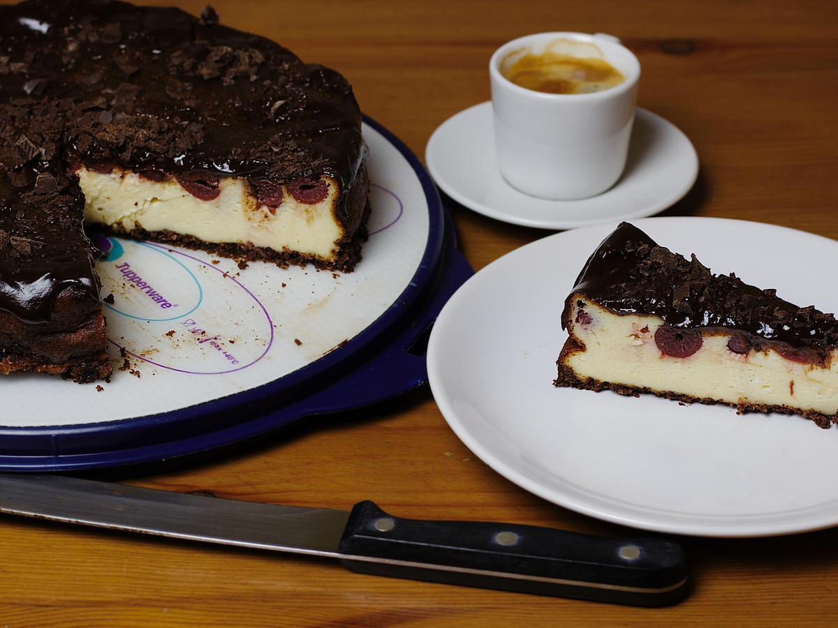 Schwarzwälder Kirsch Käsekuchen - einfach - von sTinsche
