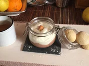 Rosmarin-Ma'amal an feiner Creme, dazu hausgemachten Rosen-Kräuter-Tee - Rezept - Bild Nr. 2